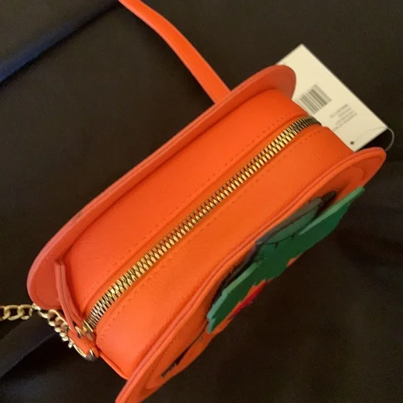 Rare Betsey Johnson NWT Pumpkin Purse - Picture 5 of 13